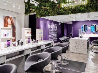 madison reed hair color bar salon chairs